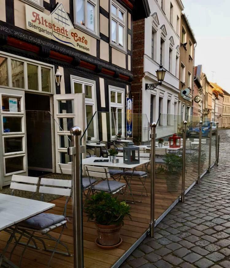 Altstadt Cafe Havelberg Esterno foto